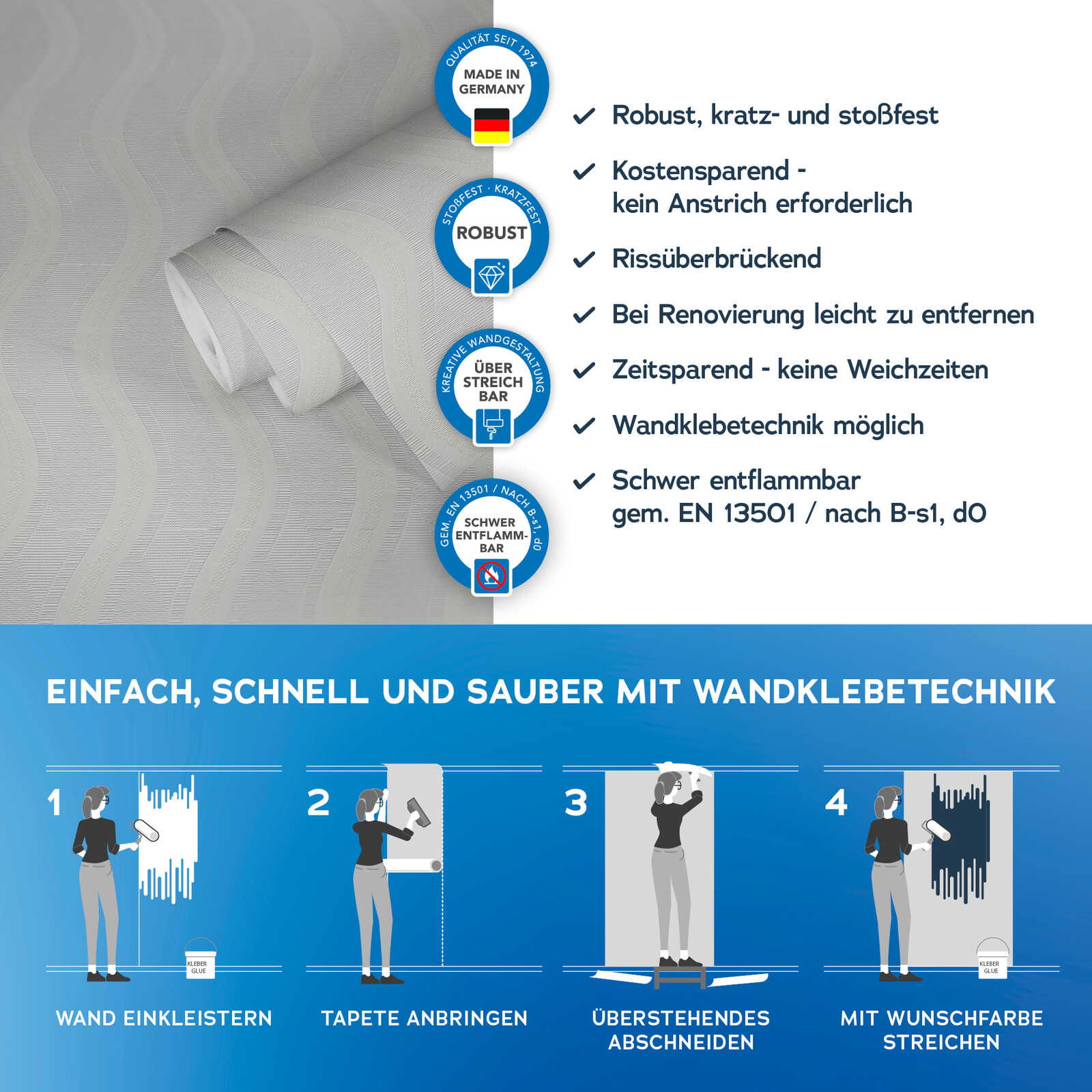 A.S. Création Tapete Meistervlies Create A.S. Création Tapete Meistervlies Create