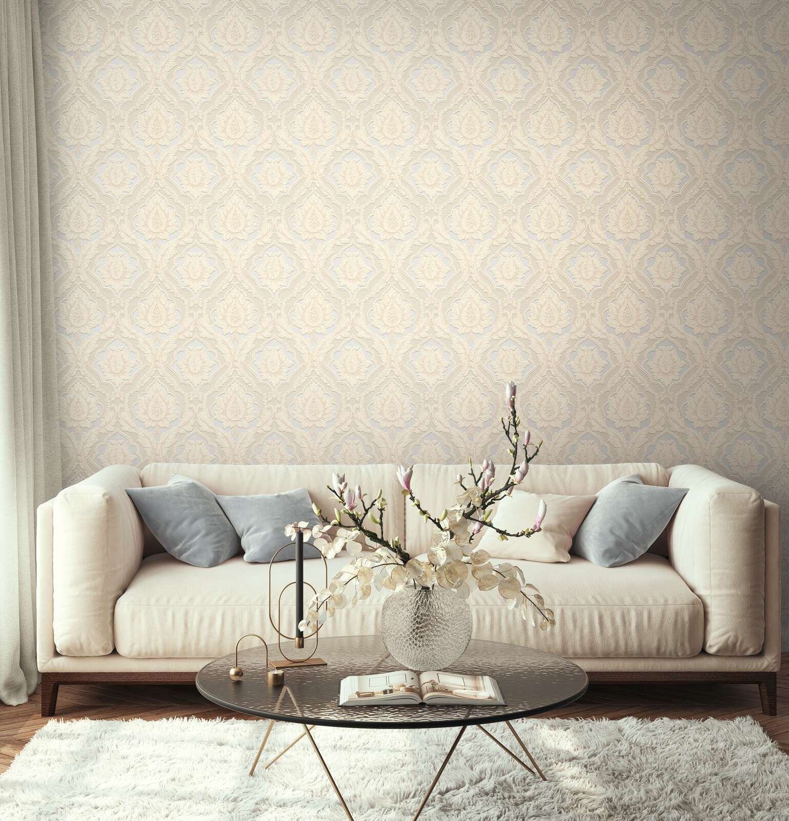A.S. Création Tapete Designed in White