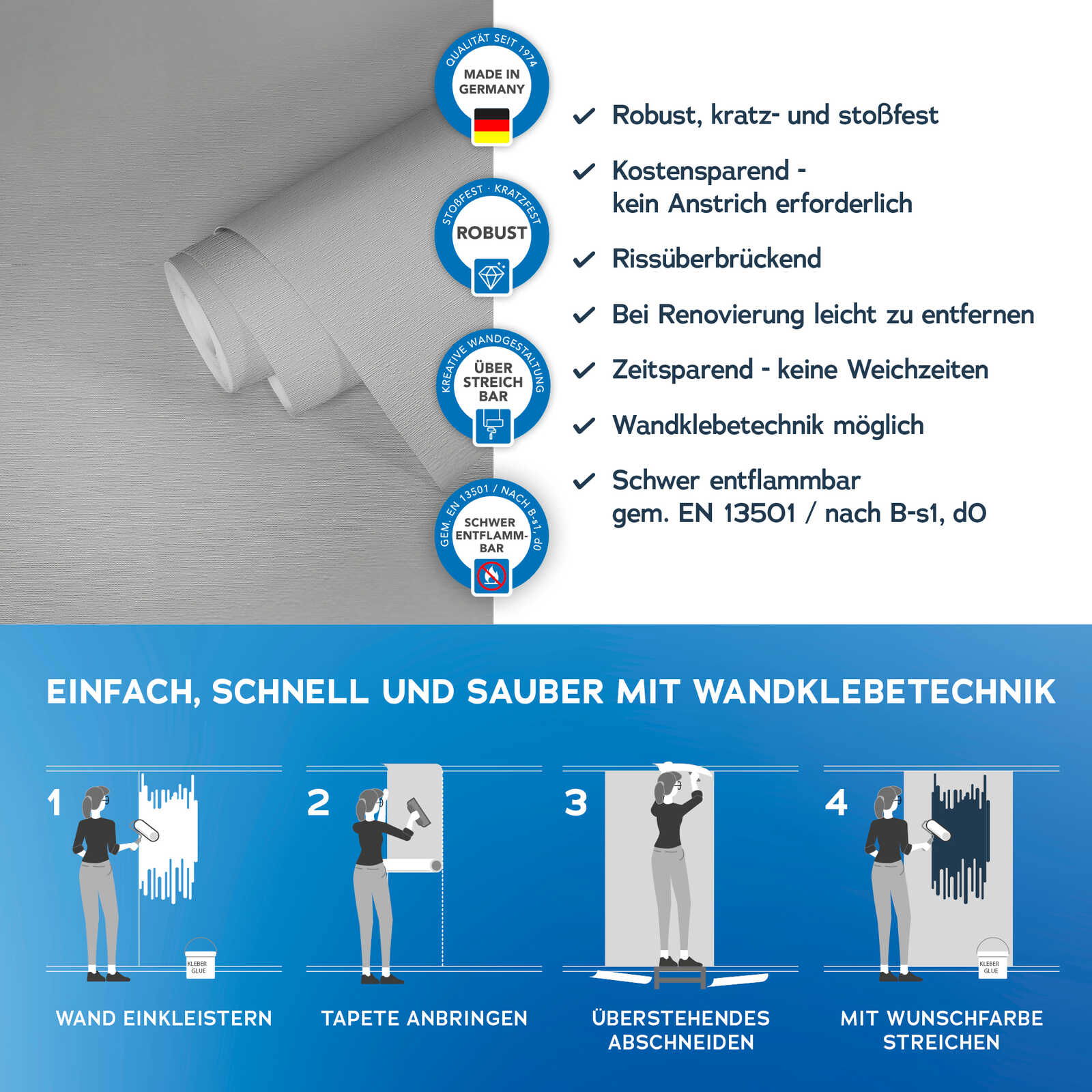 A.S. Création Tapete Meistervlies Create A.S. Création Tapete Meistervlies Create