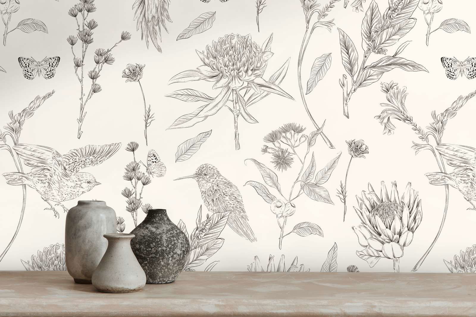 livingwalls Обои Drawn into Nature