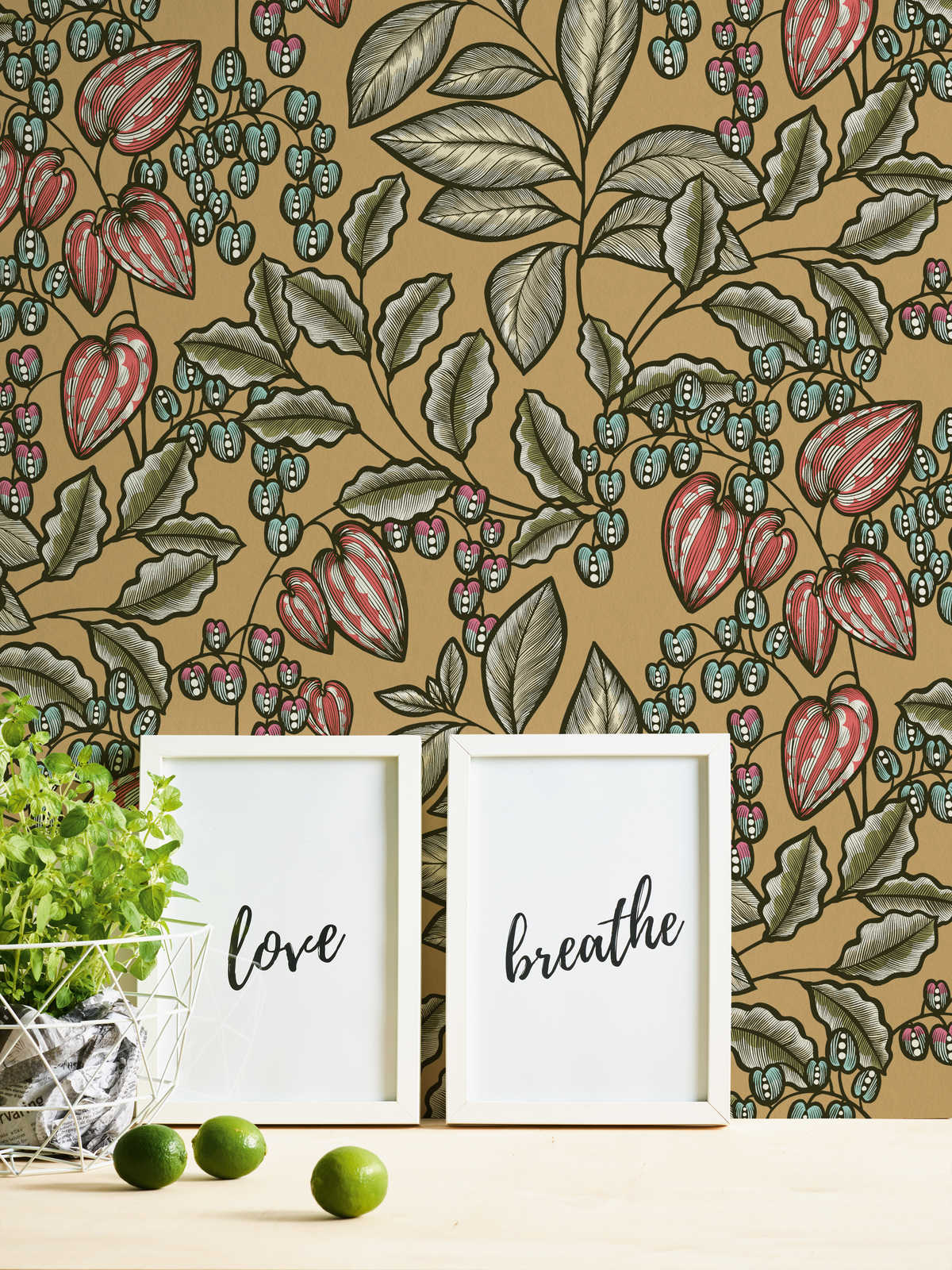 Architects Paper Wallpaper Floral Impression