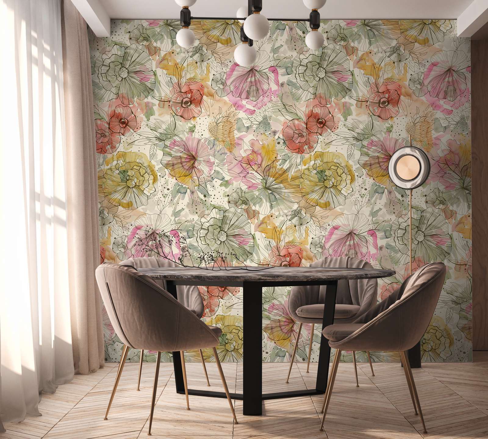A.S. Création Designpanel Aquarell Dreams